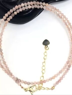 🧡💛NEW🧡💛 PRETTY!! 2mm Faceted SUNSTONE Bracelet